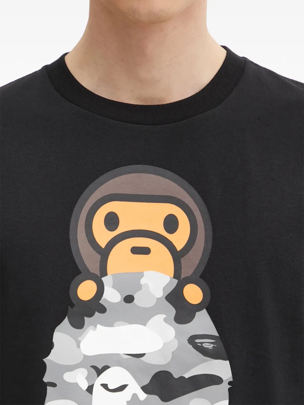 A BATHING APE® 1st Camo Milo On Ape Head graphic-print T-shirt
